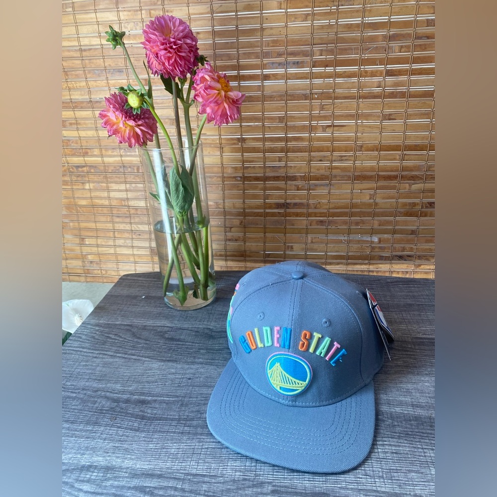 RARE NBA Golden State Warriors Neon Snapback Hat